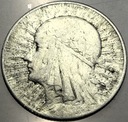 5 zł złotych 1933 Głowa Kobiety Polonia SREBRO