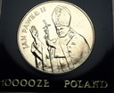 10000 zł złotych 1987 Jan Paweł II SREBRO