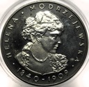 100 zł złotych 1975 Helena Modrzejewska SREBRO