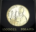 10000 zł złotych 1987 Jan Paweł II SREBRO