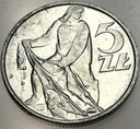5 zł pięć złotych z Rybakiem 1971 Rybak