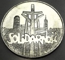 100000 zł złotych 1990 Solidarność TYP A uncja 1 oz SREBRO