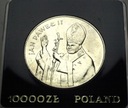 10000 zł złotych 1987 Jan Paweł II SREBRO