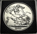 Anglia 1 korona 1888 Wiktoria SREBRO
