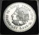 Meksyk 5 peso 1947 SREBRO