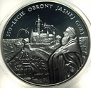 20 zł złotych 2005 Jasna Góra Obrona Częstochowa SREBRO
