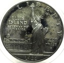 USA 1 dolar dollar 1986 Statua Wolności Ellis Island SREBRO