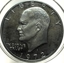 USA 1 dolar One Dollar 1972 Eisenhower LUSTRO PROOF SREBRO