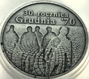 10 zł złotych 2000 Grudzień 1970 30 Rocznica Grudnia 70 SREBRO