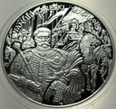10 zł złotych 2001 Jan III Sobieski SREBRO POPIERSIE