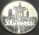 100000 zł złotych 1990 Solidarność TYP A uncja 1 oz SREBRO