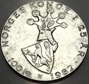 Norwegia 10 koron 1982 Olaf V SREBRO