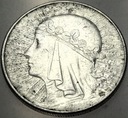 10 zł złotych 1933 Głowa Kobiety Polonia SREBRO