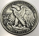 USA 1/2 dolara Half Dollar 1943 Bogini Wolności Walking Liberty SREBRO