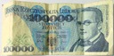 1990 100000 zł złotych Moniuszko seria BF