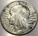 10 zł złotych 1932 Głowa Kobiety Polonia SREBRO