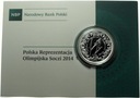 10 zł złotych 2014 SOCZI Polska Reprezentacja Olimpijska SREBRO