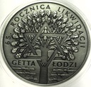 20 zł złotych 2004 GETTO Pamięci ofiar Getta w Łodzi SREBRO