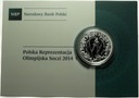 10 zł złotych 2014 SOCZI Polska Reprezentacja Olimpijska SREBRO