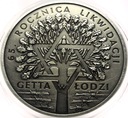 20 zł złotych 2004 GETTO Pamięci ofiar Getta w Łodzi SREBRO