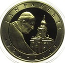 10 zł złotych 2005 Jan Paweł II platerowana złotem SREBRO