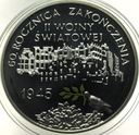 10 zł złotych 2005 60 rocznica zakończenia II Wojny Światowej SREBRO