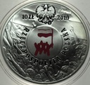 10 zł złotych 2010 Polski Sierpień 1980 SREBRO