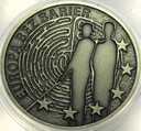 10 zł złotych 2011 Europa bez barier SREBRO