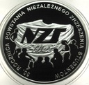 10 zł złotych 2011 NZS Niezależne Zrzeszenie Studentów SREBRO