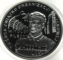 10 zł złotych 2010 KL Auschwitz Auschwitz-Birkenau Pilecki SREBRO