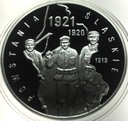 10 zł złotych 2011 Powstania Śląskie 1919 1920 1921 SREBRO