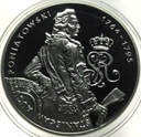 10 zł złotych 2005 Stanisław August Poniatowski PÓŁPOSTAĆ SREBRO
