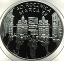 10 zł złotych 2008 Marzec 1968 40 rocznica marca '68 SREBRO