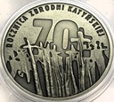10 zł złotych 2010 Katyń 70 rocznica Zbrodni Katyńskiej SREBRO