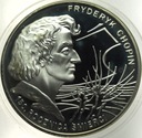 10 zł złotych 1999 Fryderyk Chopin Szopen SREBRO