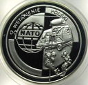 10 zł złotych 1999 Wstąpienie Polski do NATO SREBRO