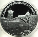 20 zł złotych 2007 TORUŃ Miasto Średniowieczne w Toruniu SREBRO