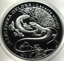 20 zł złotych 2009 Jaszczurka Zielona SREBRO