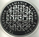 10 zł złotych 2007 Enigma 75 rocznica złamania szyfru Enigmy SREBRO