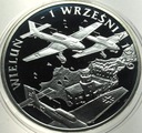 10 zł złotych 2009 Wieluń 1 września 1939 SREBRO