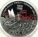 10 zł złotych 2009 Wybory 4 VI 1989 Solidarność Jan Paweł II SREBRO (2)