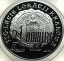 10 zł złotych 2007 KRAKÓW 750-lecie lokacji Krakowa SREBRO
