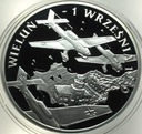 10 zł złotych 2009 Wieluń 1 września 1939 SREBRO (2)