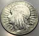 5 zł złotych 1933 Głowa Kobiety Polonia SREBRO
