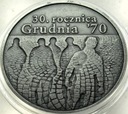 10 zł złotych 2000 Grudzień 1970 30 Rocznica Grudnia 70 SREBRO