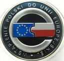 10 zł złotych 2004 Wstąpienie Polski do Unii Europejskiej UE EU SREBRO