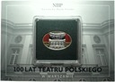 10 zł złotych 2013 Teatr Polski 100 lat SREBRO