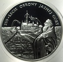 20 zł złotych 2005 Jasna Góra Obrona Częstochowa SREBRO