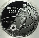 10 zł złotych 2006 Niemcy Mistrzostwa Świata FIFA HOLOGRAM SREBRO
