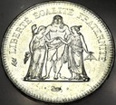 Francja 50 franków 1978 Herkules SREBRO
